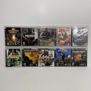 PS3 PlayStation 3 Games Lot Of 10.